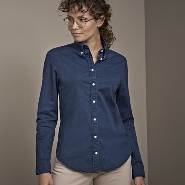 Tee Jays Ladies Long Sleeve Casual Twill Shirt Thumbnail